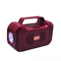 WSTER WS-5395 Ηχείο Bluetooth με Ραδιόφωνο Κόκκινο