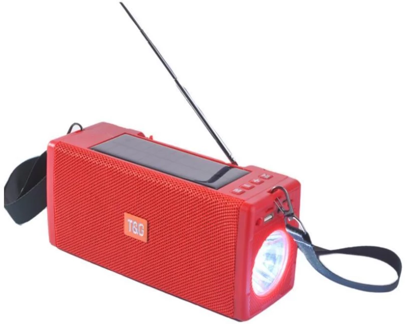 T&G TG-188 Ηχείο Bluetooth 5W με Ραδιόφωνο Κόκκινο