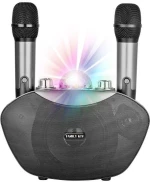 Ηχείο με λειτουργία Karaoke KTV Y-8 σε Ασημί Χρώμα