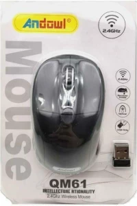Andowl AN-QM61 Ασύρματο Mini Ποντίκι Γκρι 0.0