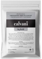 Calvani Hair Building Fibers Σκόνη Πύκνωσης Refill Pack Extra Dark Brown (Καστανό Σκούρο Ενισχυμένο) 56gr