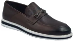 Ανδρικά Δερμάτινα Sneakers - 7545 - Καφέ