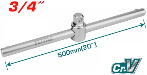 TOTAL Ταφ συρταρωτό 3/4" (THTSTB34201)