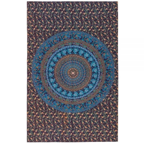 ΤΑΠΙΣΕΡΙ 140X220 JAIPUR - ΜΠΛΕ ΒΑΜΒΑΚΕΡΟ