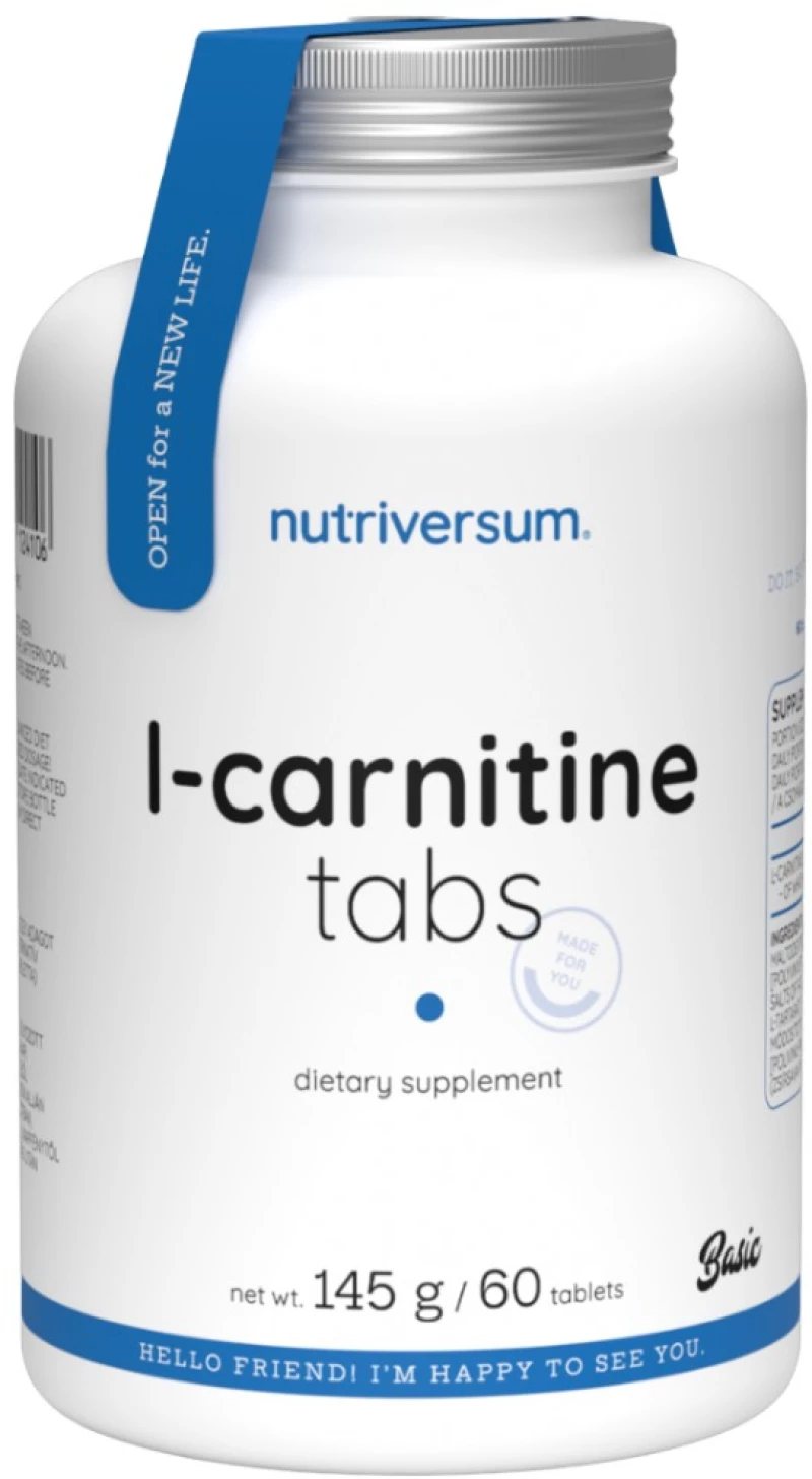 Nutriversum L-Carnitine 1500 mg [60 Ταμπλέτες]