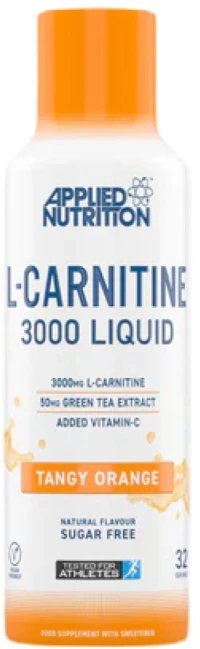 Applied Nutrition L-Carnitine Liquid 3000 With Green Tea [480 ml] Πορτοκάλι