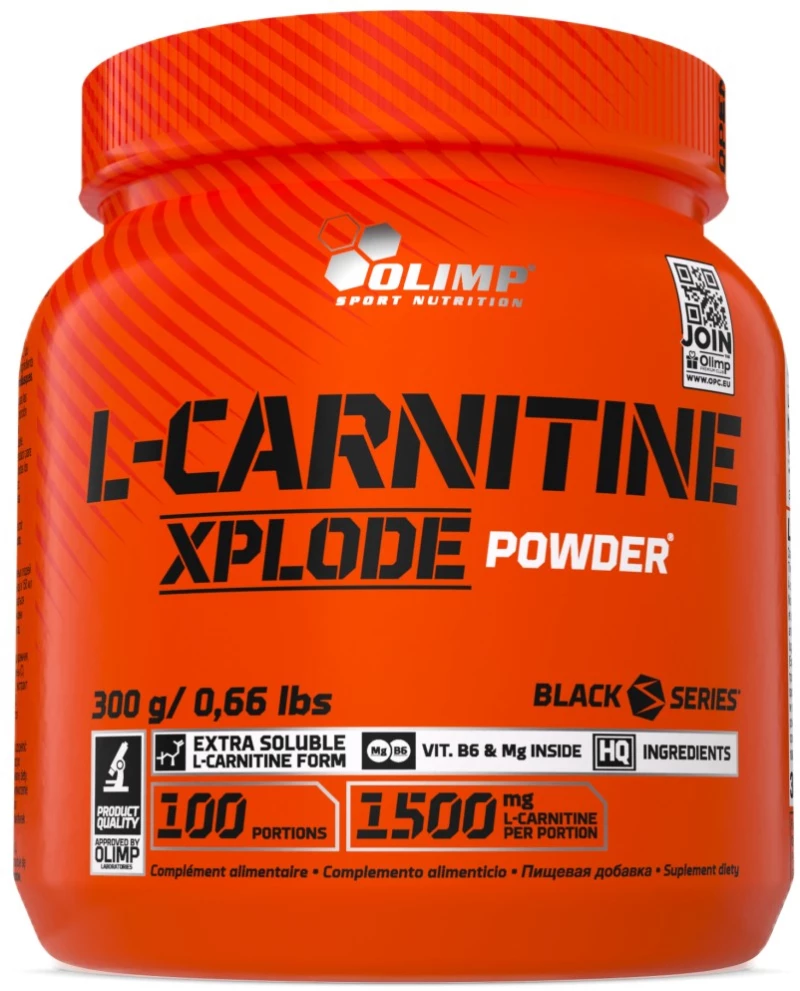 Olimp Sport Nutrition L-Carnitine Xplode™ Powder [300 Γραμμάρια] Κεράσι