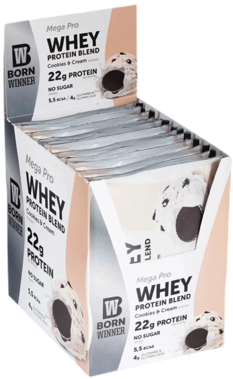 Born Winner Ultra Premium Whey Protein Blend [12 x 30 Γραμμάρια] Toffee - Caramel