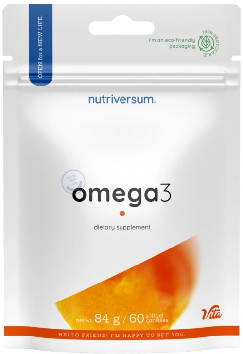 Nutriversum Omega 3 Fish Oil [60 Softgels]