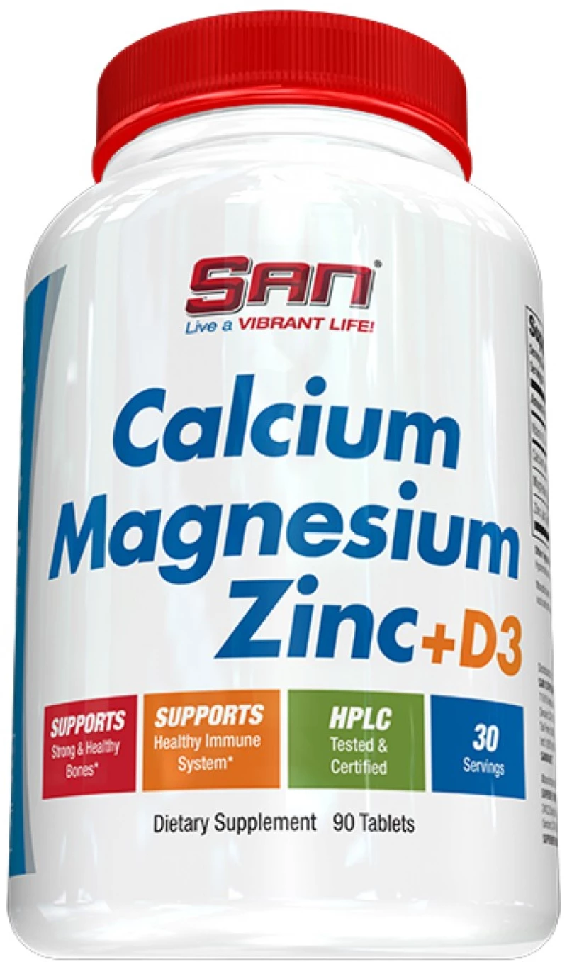 SAN Nutrition Calcium Magnesium Zinc + D3 [90 Ταμπλέτες]