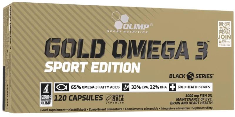 Olimp Sport Nutrition Omega-3 GOLD Sport Edition [120 Softgels]