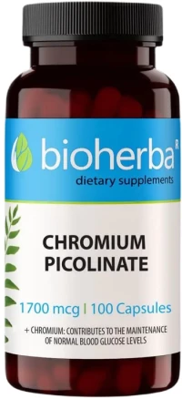 Bioherba Chromium Picolinate 1700 mcg [100 Κάψουλες]