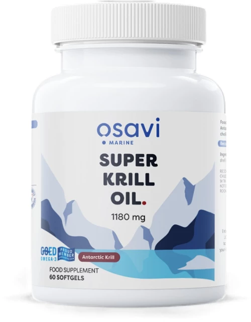 Osavi Super Krill Oil 1180 mg [60 Softgels]