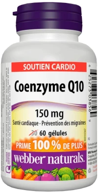 Webber Naturals Coenzyme Q10 150 mg [60 Softgels]
