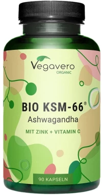 Vegavero BIO KSM-66 Ashwagandha + Zinc & Vitamin C [90 Κάψουλες]