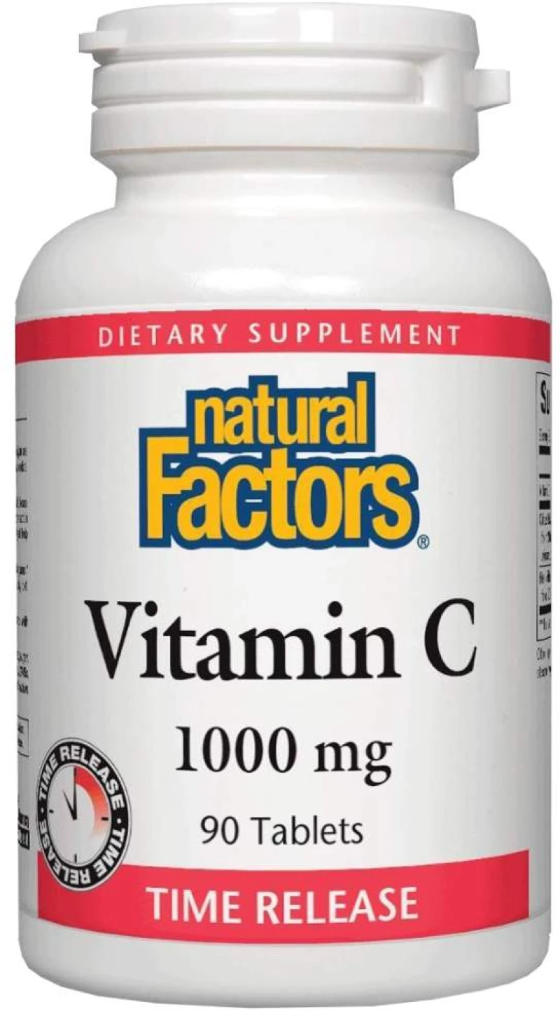 Natural Factors Vitamin C 1000 mg Time Release [90 Ταμπλέτες]