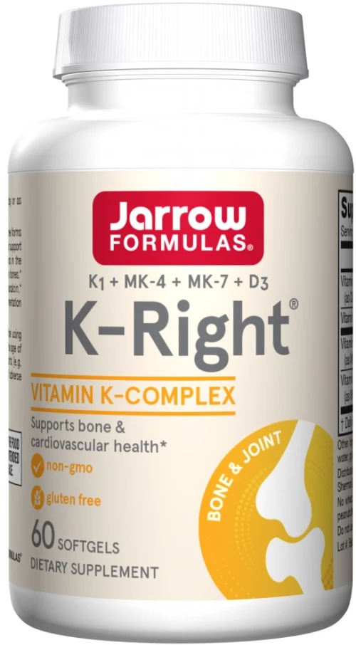 Jarrow Formulas K-Right® | Vitamin K-Complex [60 Softgels]