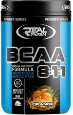 Real Pharm BCAA 8:1:1 Powder [400 Γραμμάρια] Φράουλα καρπούζι
