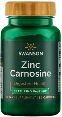 Swanson Ultra Zinc Carnosine (PepZinGI® Zinc-Carnosine) [60 Κάψουλες]