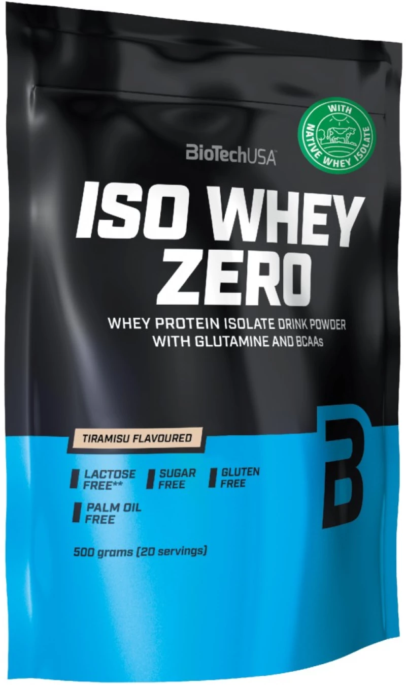 BioTech USA Iso Whey Zero [500 Γραμμάρια] Τιραμισού