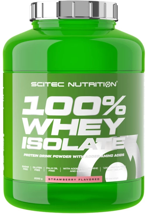 Scitec Nutrition 100% Whey Isolate [2000 Γραμμάρια] Φράουλα