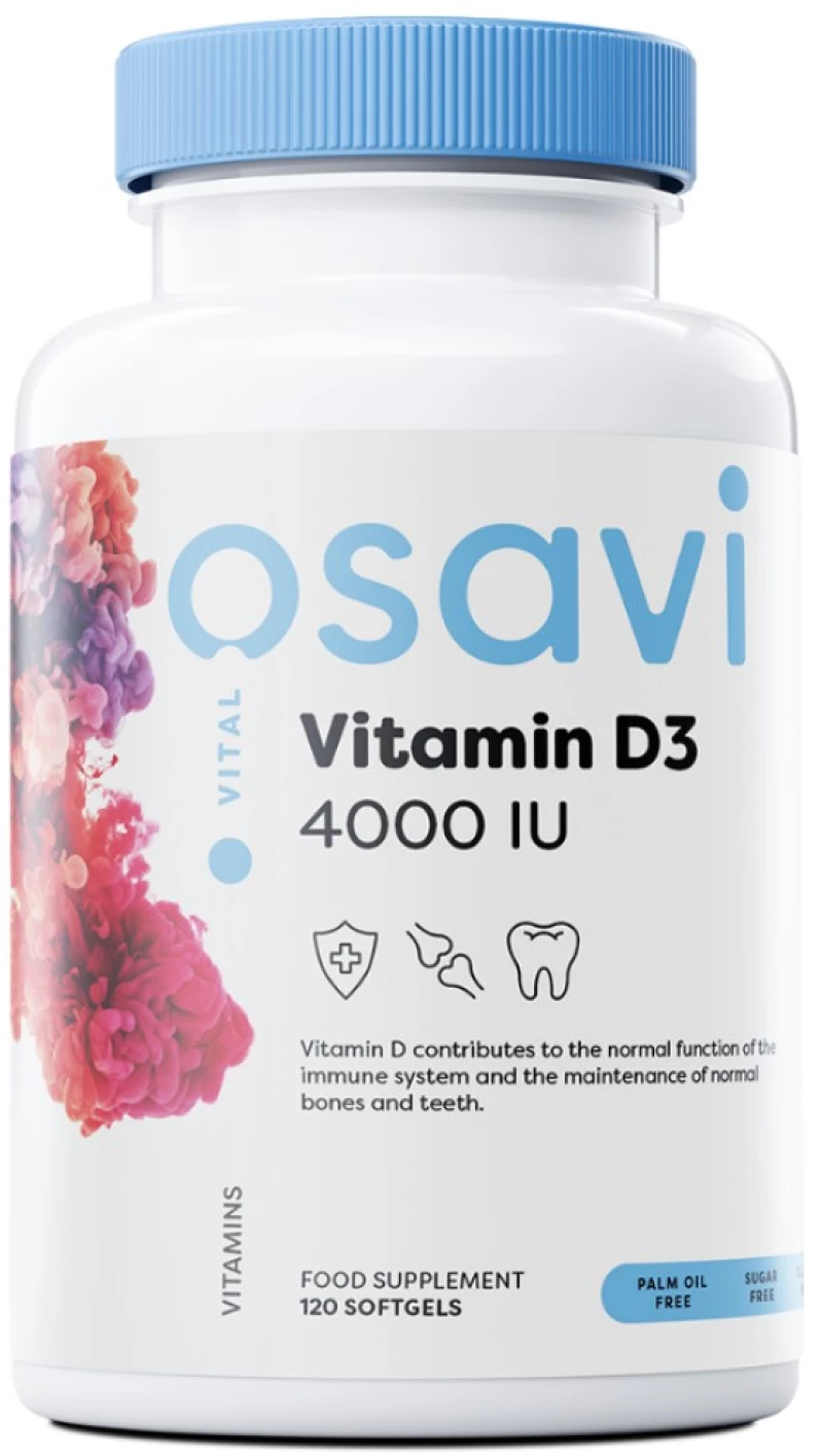 Osavi Vitamin D3 4000 IU | Quali-D® [120 Softgels]
