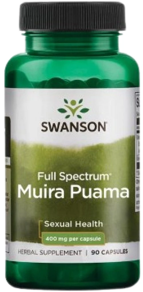 Swanson Muira Puama Root 400 mg [90 Κάψουλες]