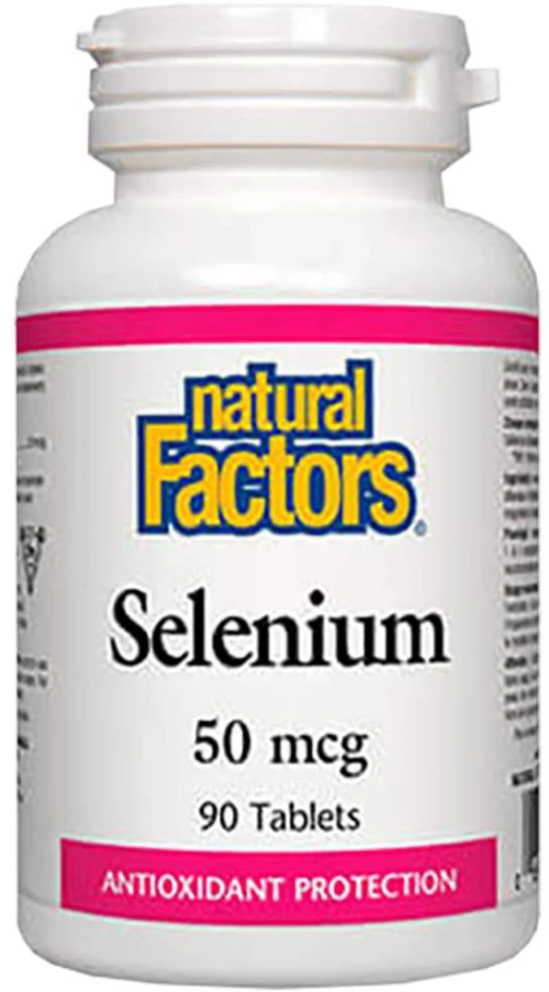 Natural Factors Selenium 50 mcg [90 Ταμπλέτες]