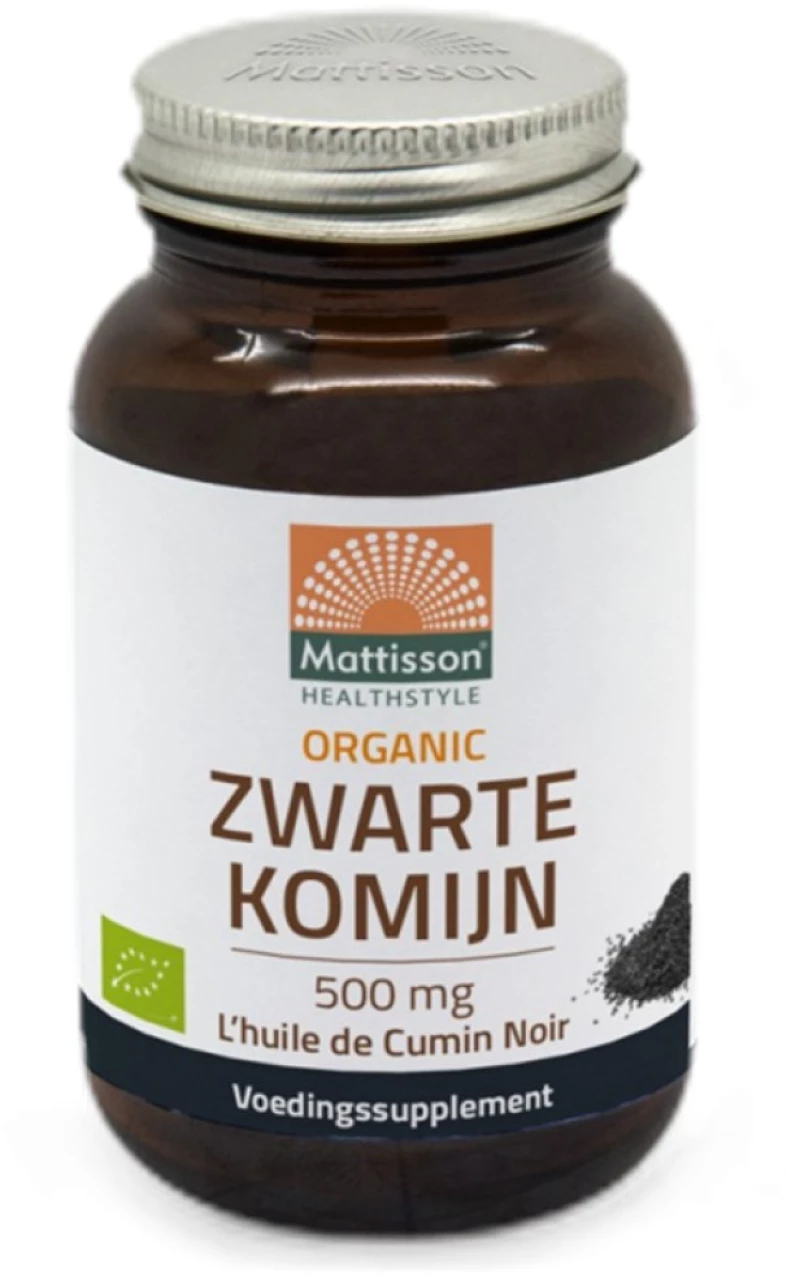 Mattisson Healthstyle Organic Black Cumin Oil 500 mg [90 Κάψουλες]