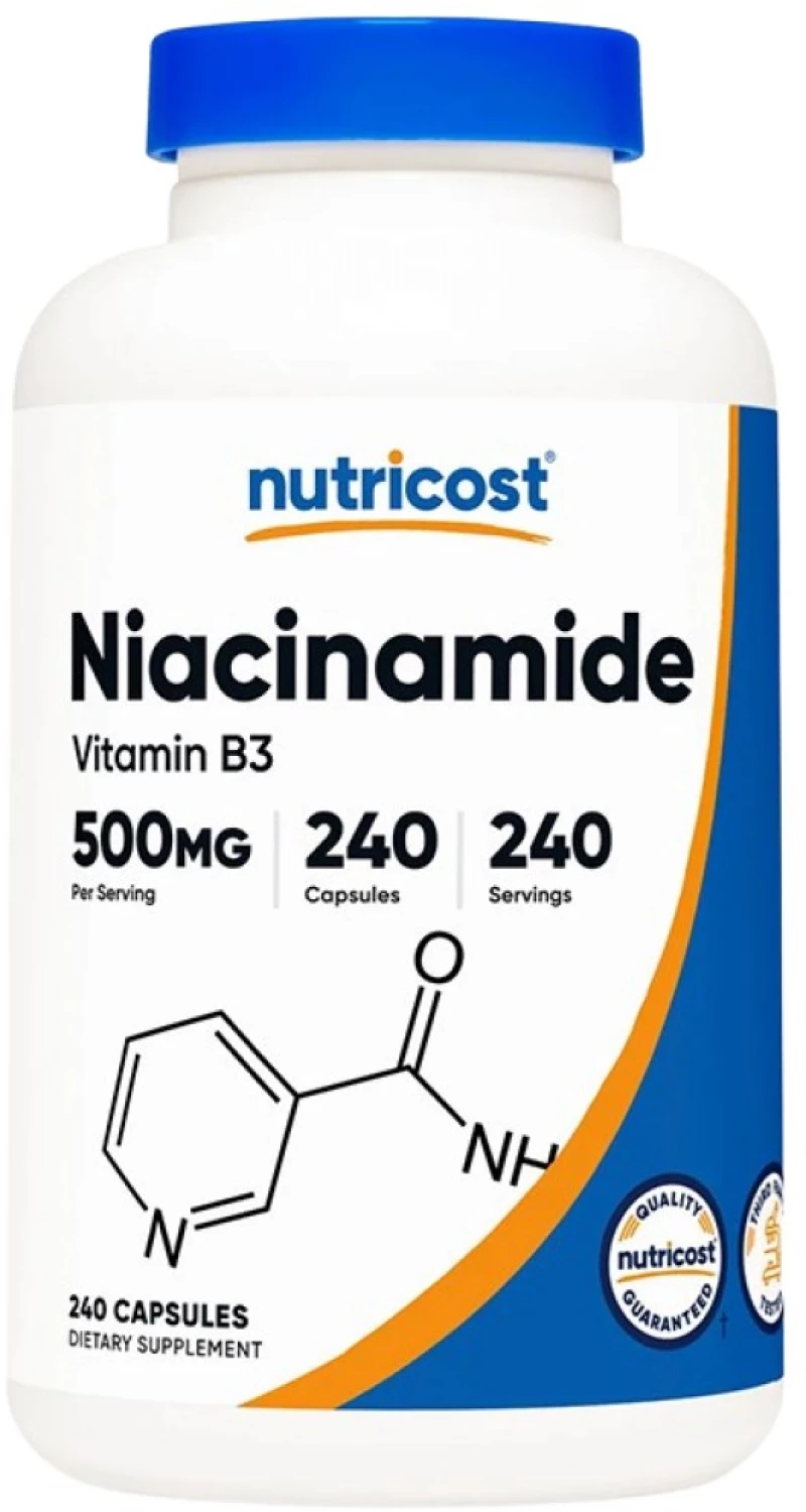 Nutricost Niacinamide (Vitamin B3) [240 Κάψουλες]
