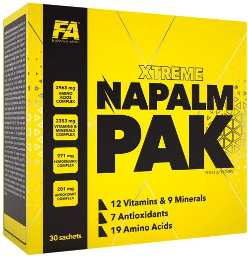 FA Nutrition Xtreme Napalm Pak | Complete Vitamins, Minerals and Antioxidant Formula [30 Πακέτα]