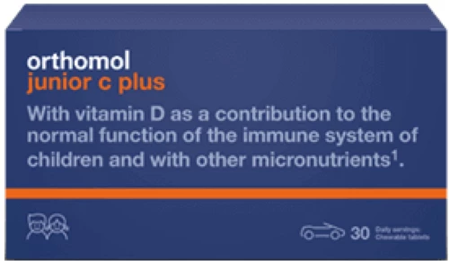 Orthomol Junior C Plus [90 Μασώμενα δισκία]
