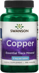 Swanson Copper 2 mg [300 Ταμπλέτες]