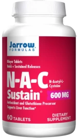 Jarrow Formulas NAC - N-Acetyl Cysteine Sustain 600 mg [60 Ταμπλέτες]