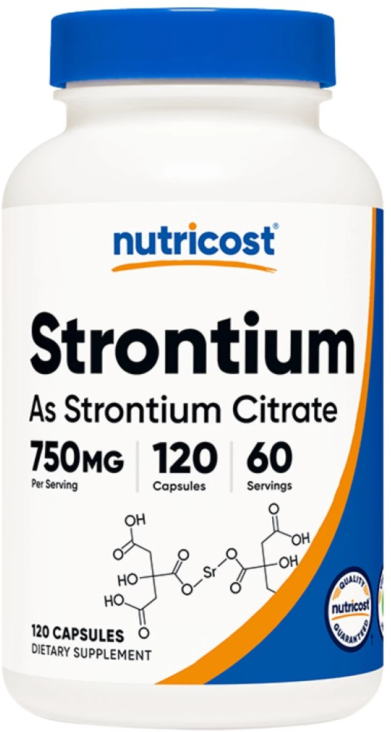 Nutricost Strontium Citrate 750 mg [120 Κάψουλες]