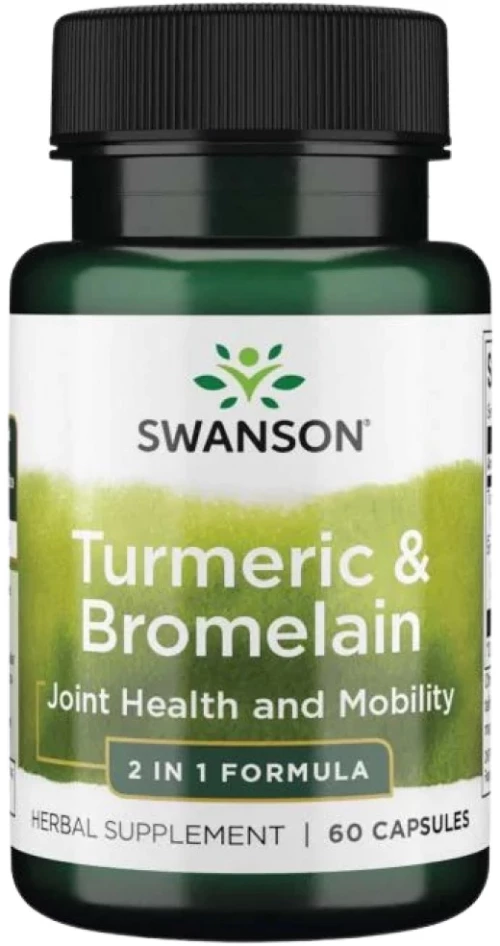 Swanson Turmeric & Bromelain [60 Κάψουλες]