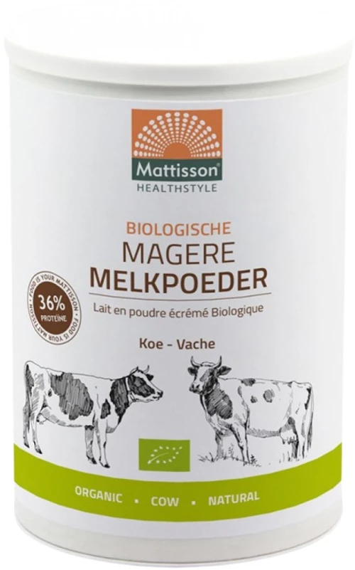 Mattisson Healthstyle Organic Skimmed Milk Powder [450 Γραμμάρια]