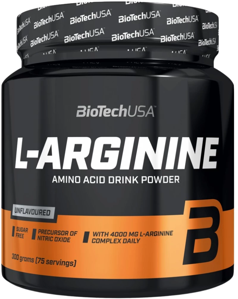 BioTech USA L-Arginine Powder [300 Γραμμάρια] Άγευστη