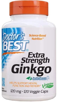 Doctor's Best Extra Strength Ginkgo 120 mg [120 Κάψουλες]