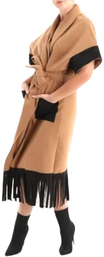 ΠΑΛΤΟ ΚΟΝΤΟ ΜΑΝΙΚΙ ΚΑΦΕ