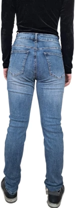 Γυναικείο Ψηλόμεσο Jean Basic ΜΠΛΕ