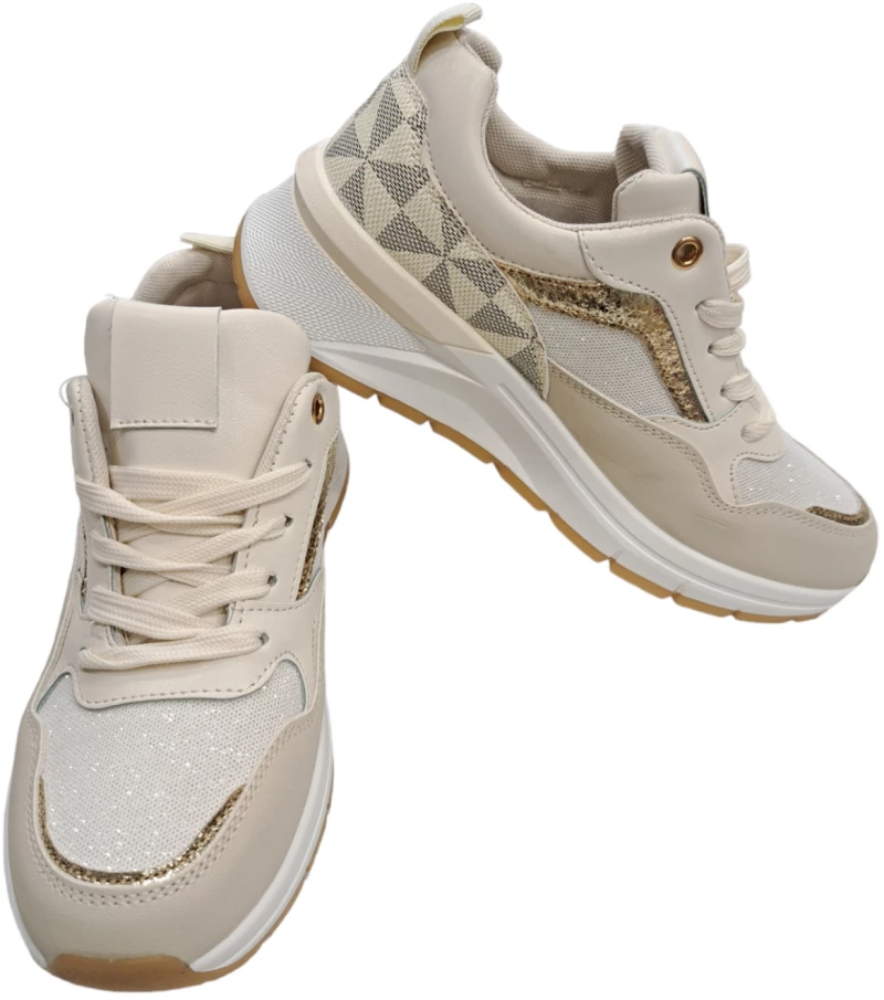Γυναικείο Sneaker Μπεζ ΜΠΕΖ