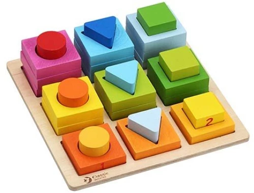 GEOMETRIC BLOCKS - ΠΑΙΧΝΙΔΙ ΣΤΟΙΒΑΞΗΣ CL3538