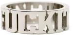 HUF Fuck It Ring Silver