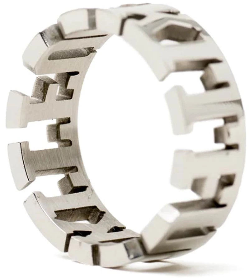 HUF Fuck It Ring Silver