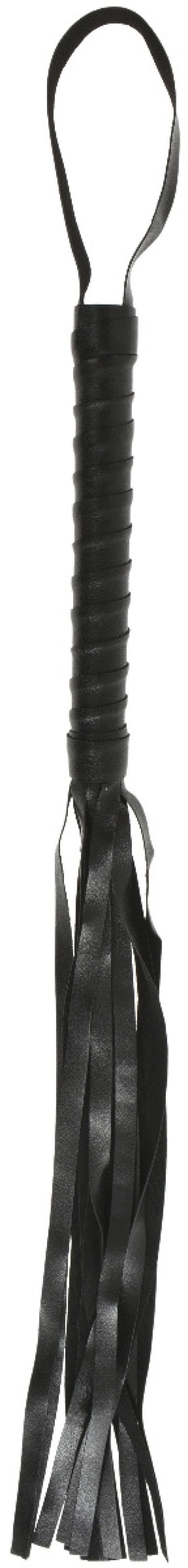 Black Ecological Leather Whip