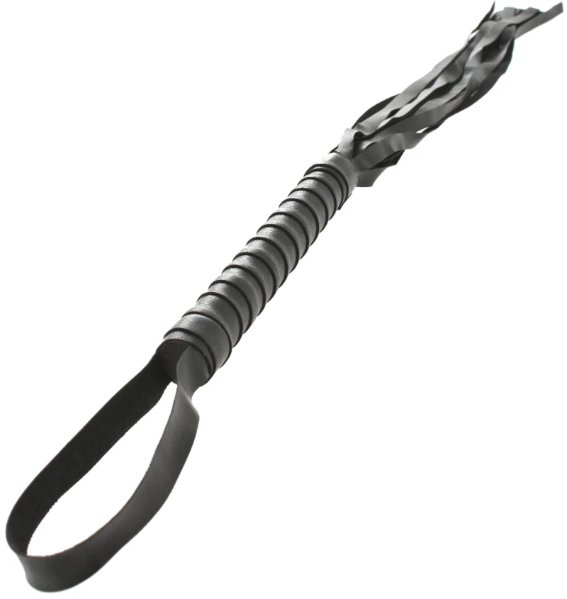 Black Ecological Leather Whip