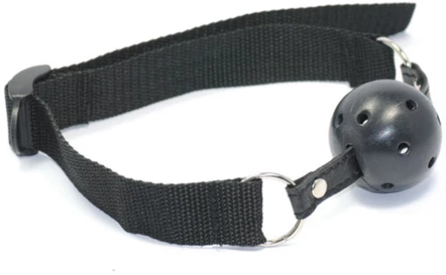 Simple Black Ball Gag
