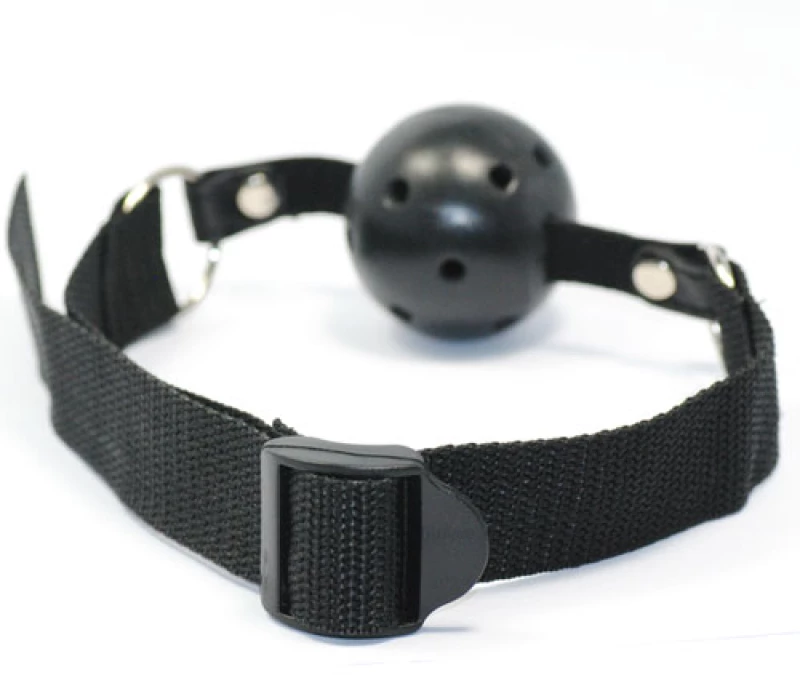 Simple Black Ball Gag