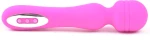 Pink Color 12-Speed Silicone Rechargeable Wand Massager